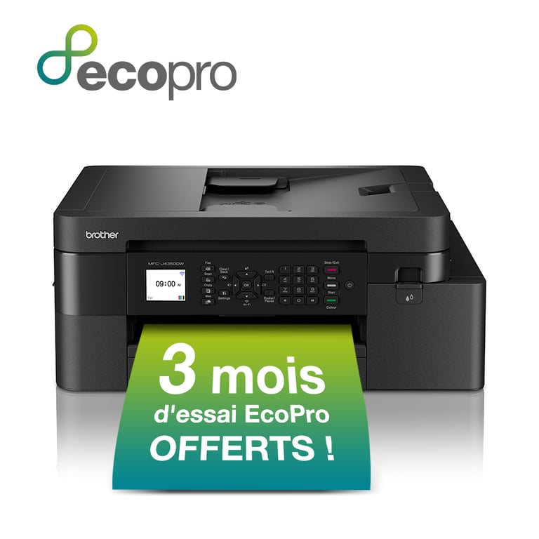 Brother MFC J4350DW Imprimante jet d'encre multifonction 4 en 1 sans fil. Eligible au forfait EcoPro. Neuf - vue 4