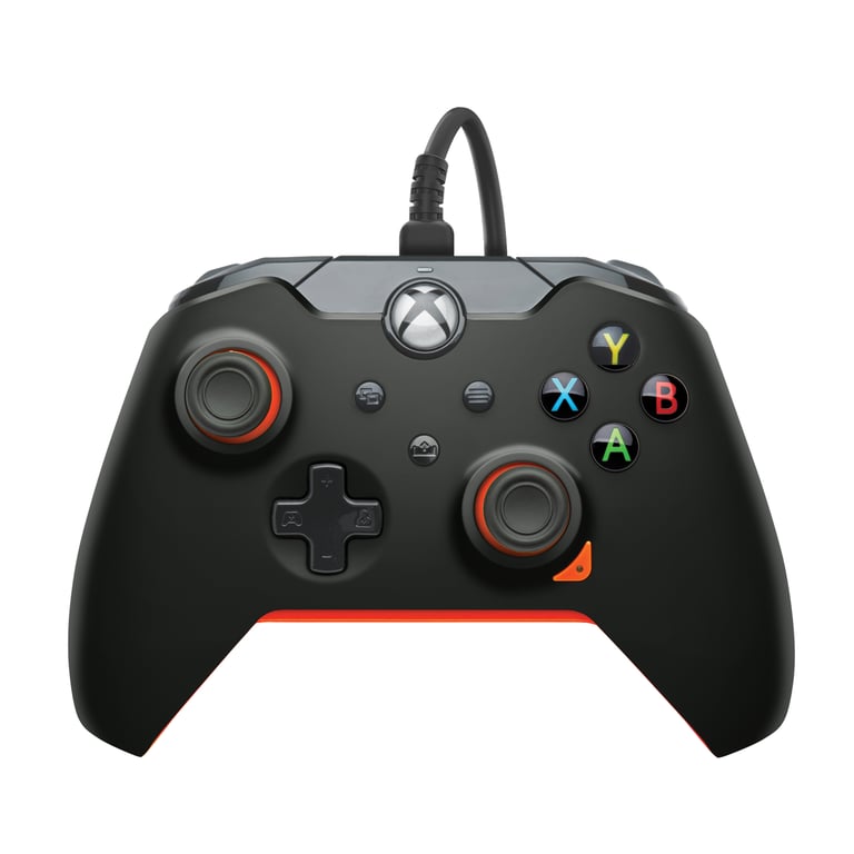 Manette Filaire Pdp Pour Xbox Et PC Noir Atomique