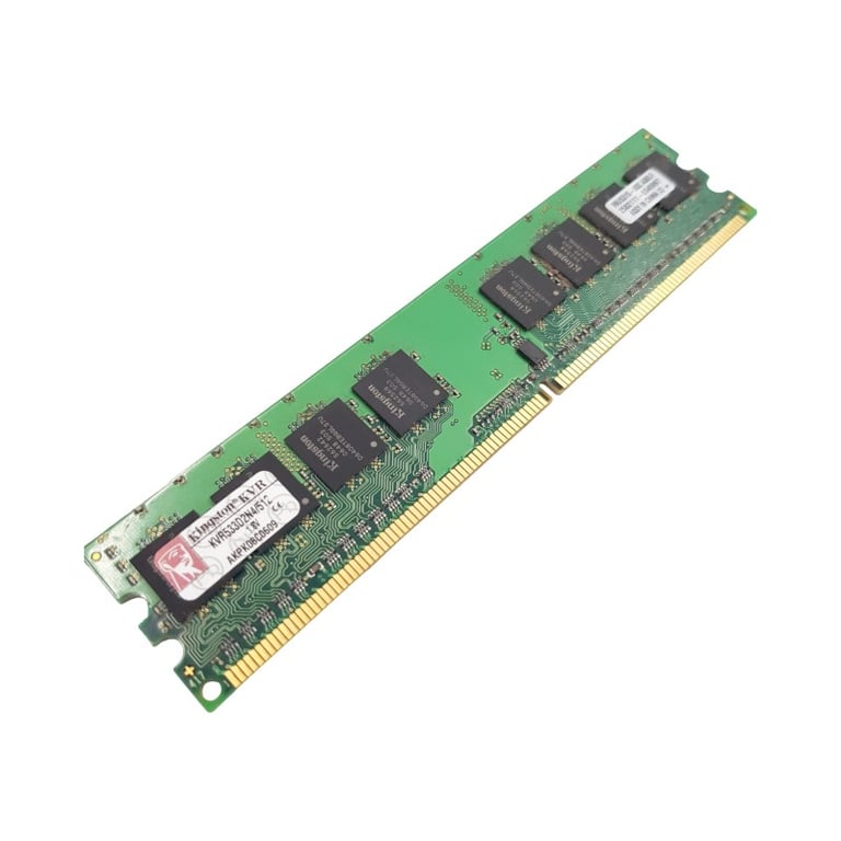 Barrette Mémoire 512Mo RAM DDR2 Kingston KVR533D2N4512 DIMM PC2 - vue 2