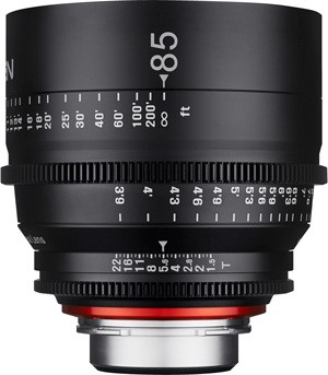 Samyang XEEN 85mm T1.5 SLR Objetivos para cine Negro