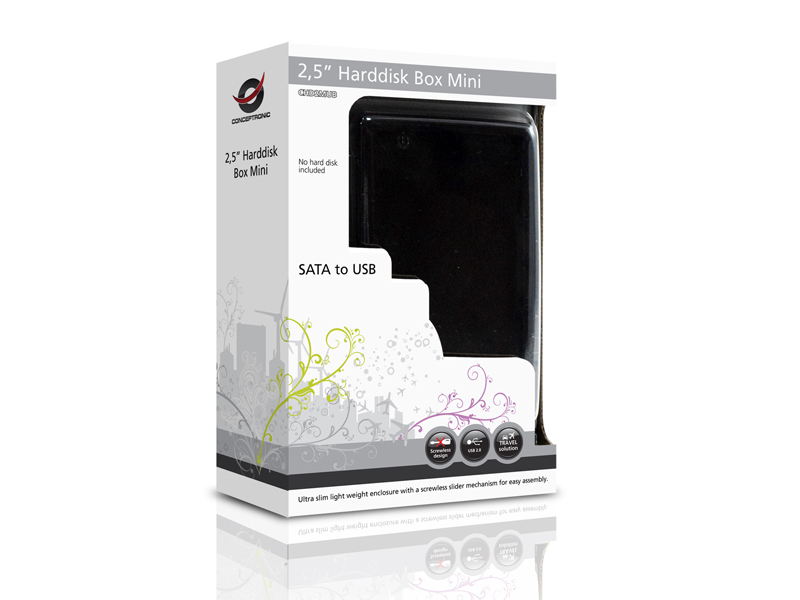 Conceptronic 2 5 Harddisk Box Mini Neuf - vue 5