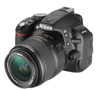 Nikon D3100 + AF-S DX NIKKOR 18–55MM F/3.5–5.6G VR II Juego de cámara SLR 14,2 MP CMOS 4608 x 3072 Pixeles Negro
