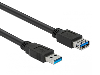 Hamlet XCU3A-MF10 cable USB USB 3.2 Gen 1 (3.1 Gen 1) 1 m USB A Negro