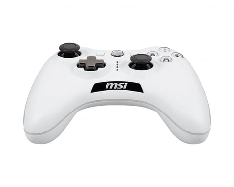MSI Force GC20 V2 Blanco USB 2.0 Gamepad Analógico/Digital Android, PC