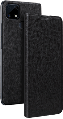 Folio RealMe C25 Stand Function Negro - Cortocircuito Europeo Bigben