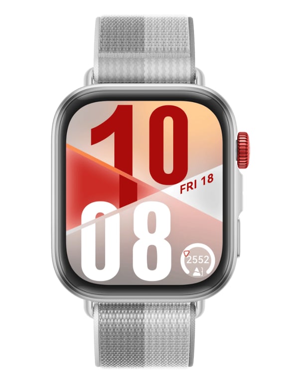 Watch Fit 4, Bracelet en Nylon, gris - Neuf