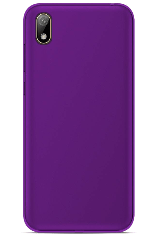 Coque silicone unie compatible Givré Violet Huawei Y5 2019