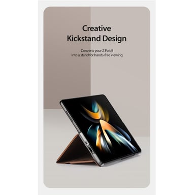 Étui livre magnétique série Dux Ducis Bril pour Samsung Galaxy Z Fold 4 F936B Bleu