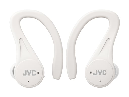 JVC HA-EC25T Casque True Wireless Stereo (TWS) Crochets auriculaires, Ecouteurs Appels/Musique Bluetooth Blanc