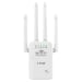 Extendeur Wifi Sans fil Longue Portée 300Mbps 4 Antennes Réglables LinQ Blanc