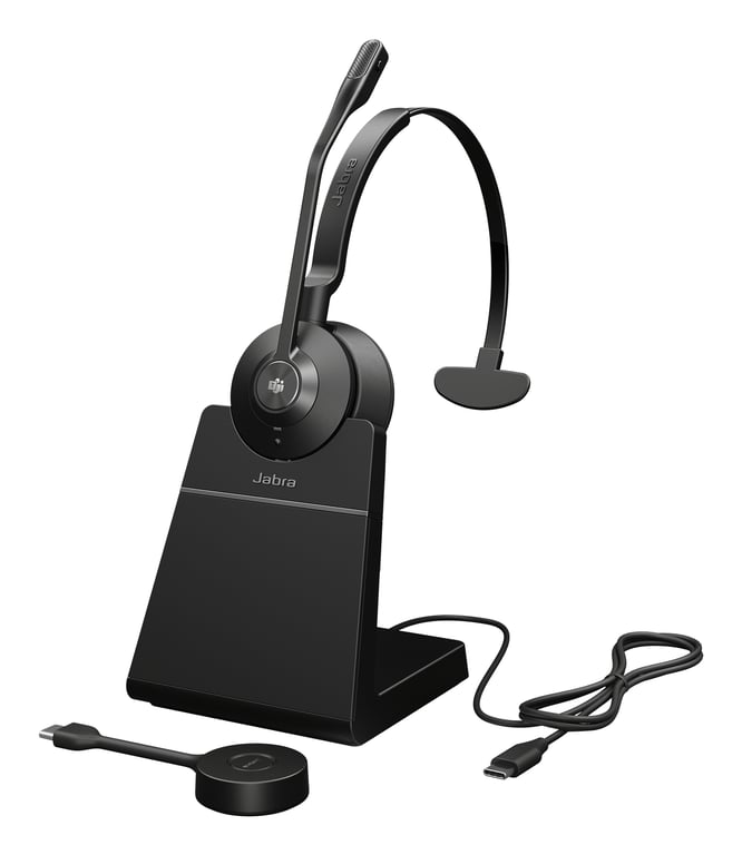 Jabra Engage 55 SE Casque Sans fil Arceau Bureau/Centre d'appels Noir - Neuf