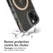 imoshion Coque arrière transparente Pailletée avec MagSafe pour Apple iPhone 13 - Doré