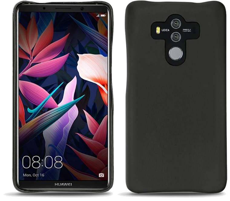 Coque cuir Huawei Mate 10 Pro - Coque arrièreNoir