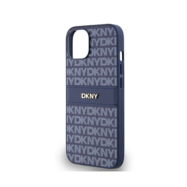 Custodia per iPhone 14 Edition modello ripetuto Tonal Stripe con logo metallico