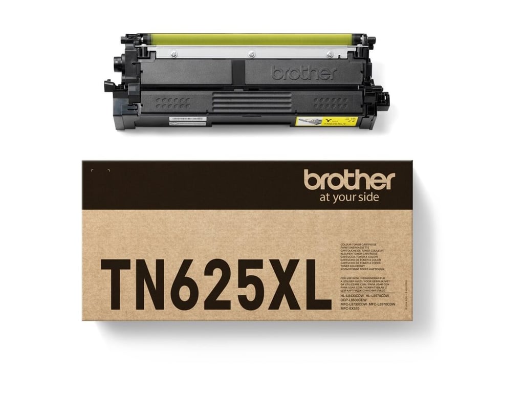 Brother TN625XLY Haute capacité jaune original boîte cartouche de toner pour Brother DCP L8630CDW HL L8430CDW HL L8570CDW MFC L8730CDW Workhorse MFC L8970CDW