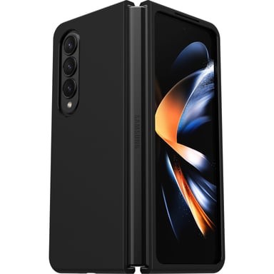 Funda delgada y flexible para Samsung Galaxy Z Fold4, a prueba de golpes y caídas, elegante, carcasa protectora de dos piezas, probada según normas militares, para teléfonos plegables - Negro