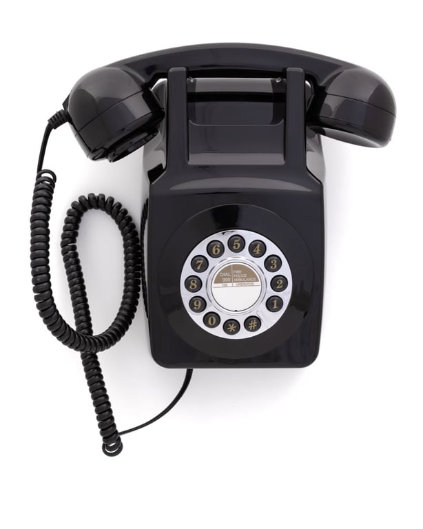 Téléphone Mural Rétro GPO 746 WALL – Bouton Poussoir, Cordon Long - vue 6