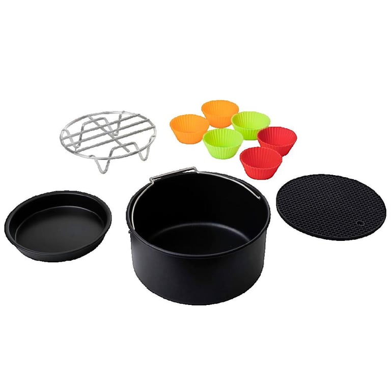 Set de accesorios para freidora Princess 3,2 L Negro - Nuevo