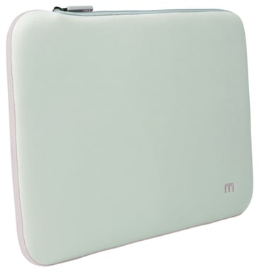 Funda de neopreno para portátiles de 12,5-14'', funda protectora para PC/portátil/Ultrabook de hasta 14'', bolsa compatible con MacBook Air/Pro 13,3'', gris/rosa