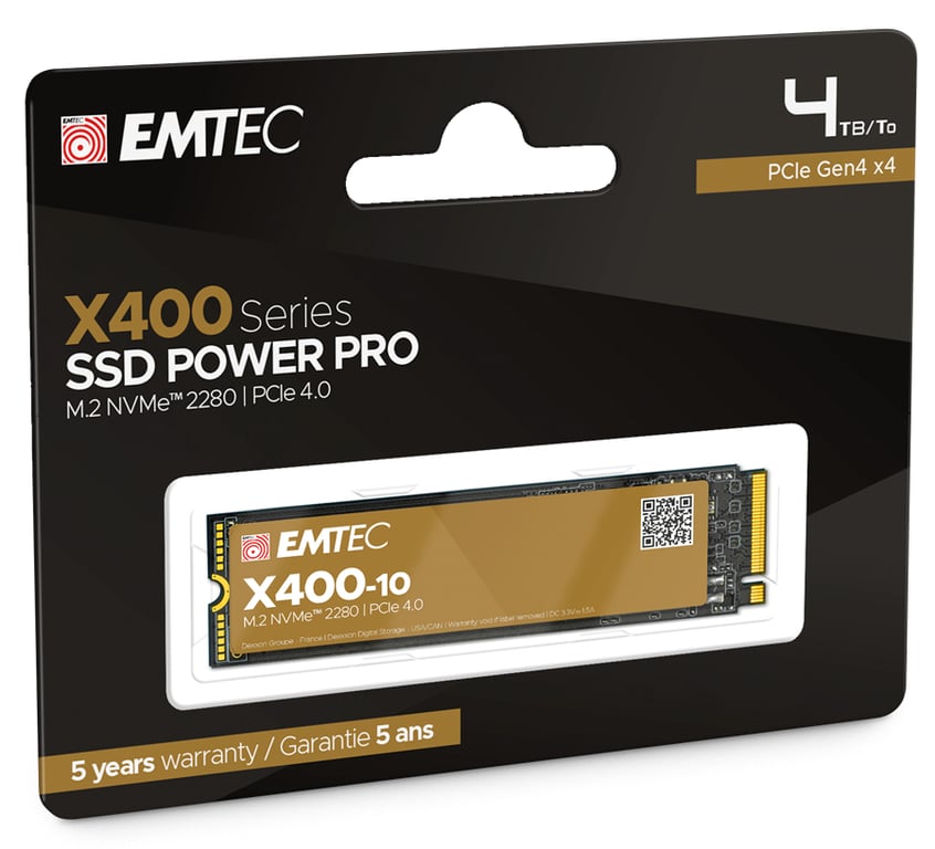 Emtec X400 10 4 To .2 PCI Express 4.0 NVMe Neuf - vue 3
