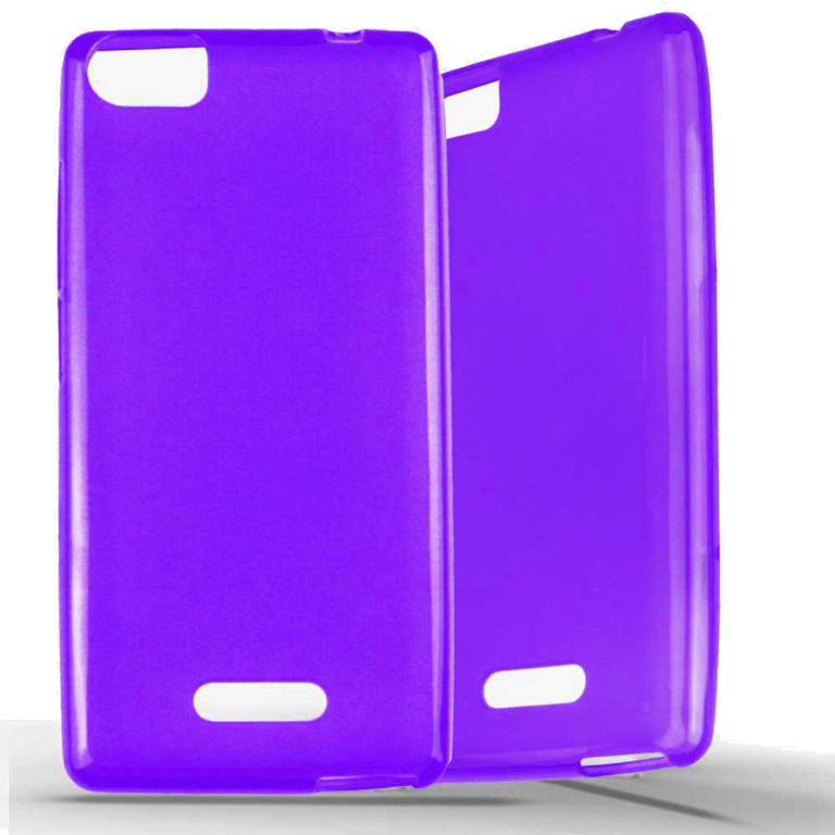 Coque silicone unie compatible Givré Violet Wiko Fever Special Edition