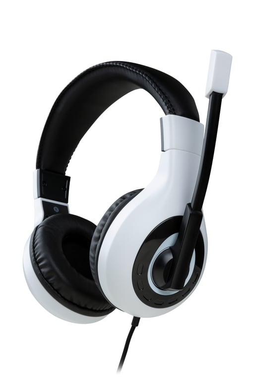 Bigben Interactive Wired Stereo Gaming Headset V1 Écouteurs Avec fil Arceau Jouer Noir, Blanc - Neuf