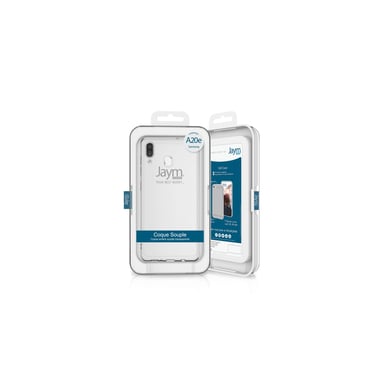 JAYM - Coque Souple Transparente pour Samsung Galaxy A20E – Souple et résistante - Traitement Anti-jaunissement – Anti-bulles