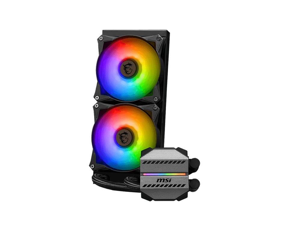 MSI MAG Coreliquid M240 Processeur Refroidisseur de liquide tout-en-un 12 cm Noir - Neuf