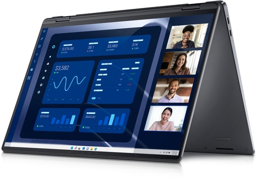 LATITUDE 9450 IU7-165U 16GB - 512GB SSD W11P 14IN QHD+ TOUCH 2 - Versione Tedesca