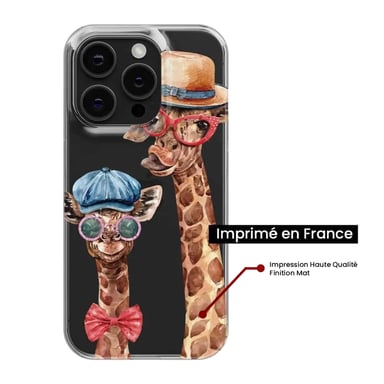 Funda de silicona - Compatible con Google Pixel 8 Pro - diseño funny girafe