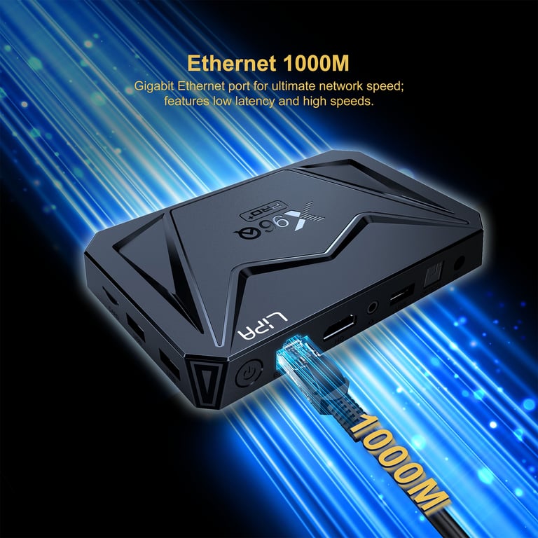 Lipa X96Q Android TV Box 4 Android 14 Lecteur multimédia pour TV Streamer multimédia Boîtier TV Android Neuf - vue 3