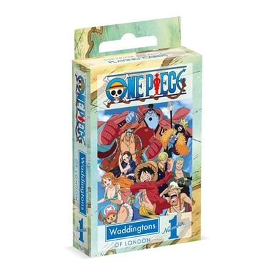 Jeu de 54 cartes One Piece Winning Moves Waddingtons of London multicolore, deck classique
