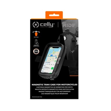 Celly RideMagnet Support passif Mobile/smartphone Noir, Transparent