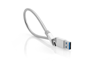 Verbatim Cable de carga y sincronización de acero inoxidable USB-C a USB-A USB 3.1 GEN 2 30 cm