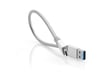 Verbatim Cable de carga y sincronización de acero inoxidable USB-C a USB-A USB 3.1 GEN 2 30 cm