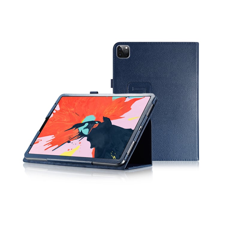 Housse Apple iPad Pro 11 2022 / iPad Pro 11 2021 M1 / IPad Pro 11 2020 4ème  / 3ème / 2ème Génération bleue - Etui pochette bleu coque de protection -  Xeptio