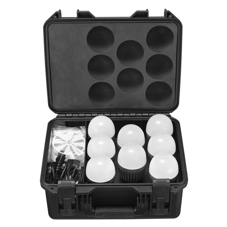 GODOX Kit de 8 ampoules C7R K8B RGBWW e27 - vue 2