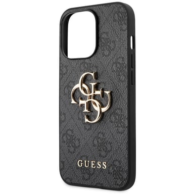 Guess Apple iPhone 13 Pro Funda PU 4G Grande Gris