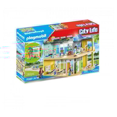 Escuela City Life con accesorios y personajes