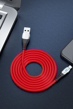 Cable Chargeur Ultra Rapide 2m Micro USB Metal pour Smartphone Android Very Fast Charge 3A (NOIR)