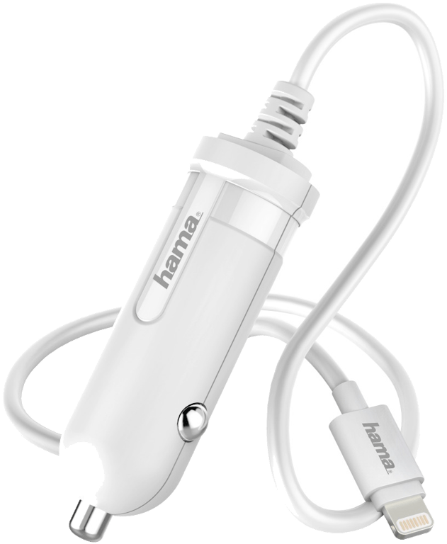 Chargeur pour voiture, Lightning, 1A, blanc