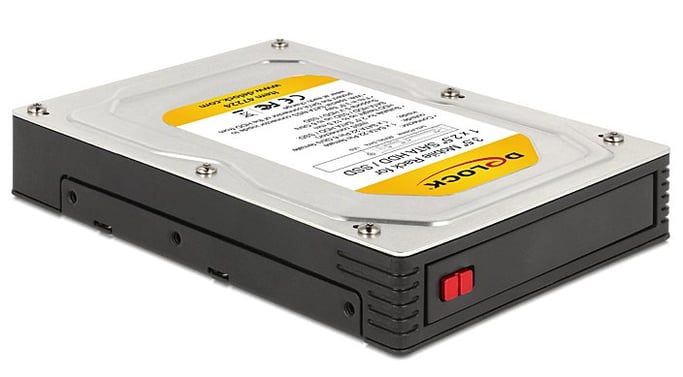 DeLOCK 47224 Boîtier de disques de stockage Noir 2.5''