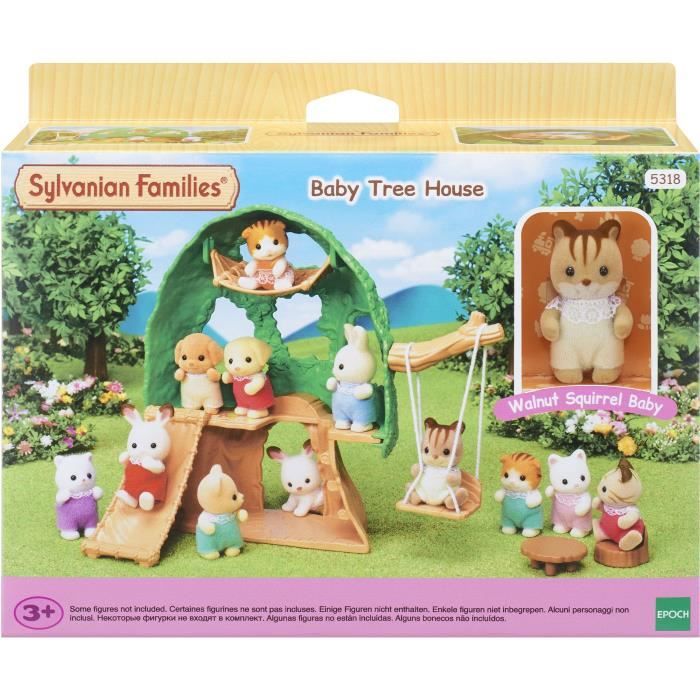Mini univers La Cabane Et Bébé Écureuil Roux 5318 Sylvanian Families Le Jeu - vue 2