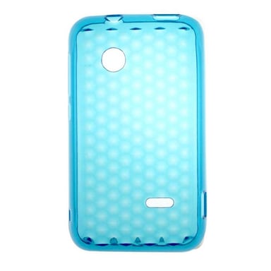Coque silicone unie compatible Givré Bleu Turquoise Sony Xperia Tipo