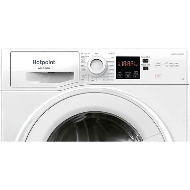 Lave-Linge Hublot HOTPOINT NS11469FWKFR – 11 Kg – Moteur Induction 1400 Tr/min - vue 4