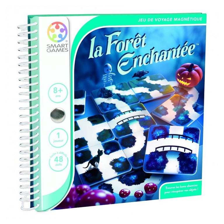 Jeu Magnétique de Voyage : La Forêt Enchantée avec 48 Défis Neuf