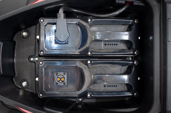 Leo50 Evo - Scooter électrique 50cc - moteur 2500 W - batterie 60V 30Ah, gris