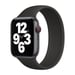 Bracelet Boucle unique en Silicone pour Apple Watch | 38/40/41/42 mm - Taille 4 - Black