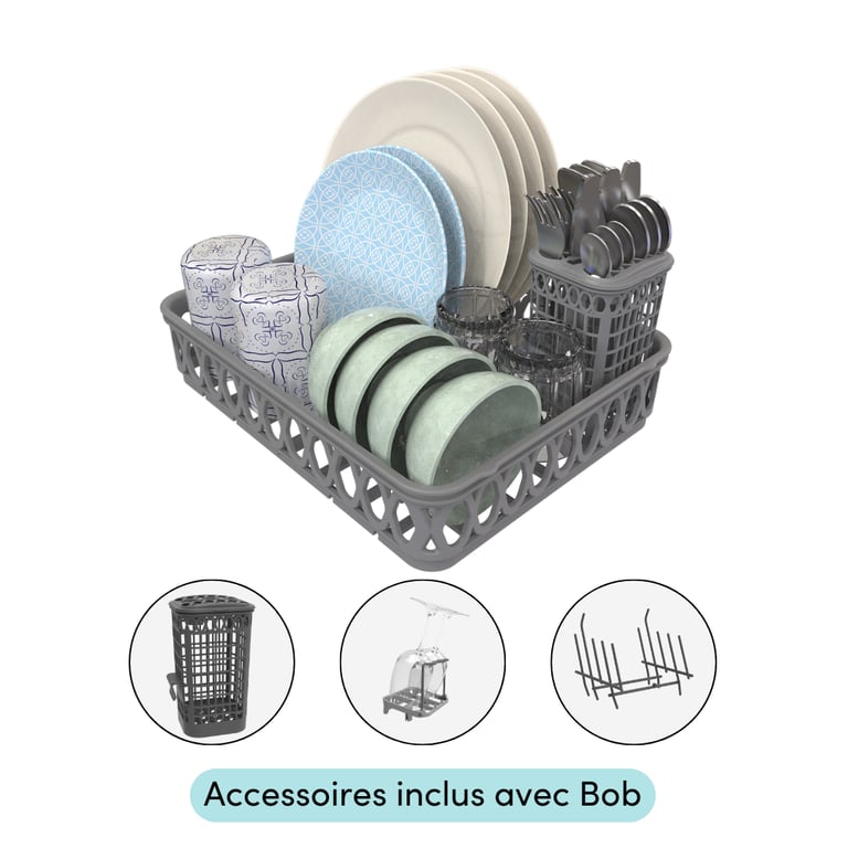 Bob lave vaisselle éco compact | Made in France | Edition Neuf - vue 6