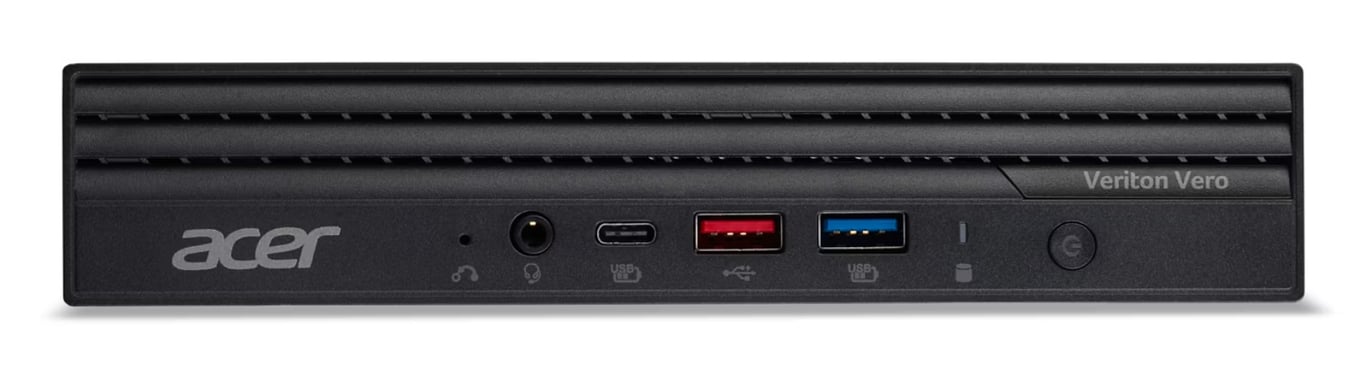 Acer Veriton N VVN4720GT Intel® Core™ i5 i5-14400T 8 Go DDR5-SDRAM 512 Go SSD Windows 11 Pro Mini PC Noir - Neuf